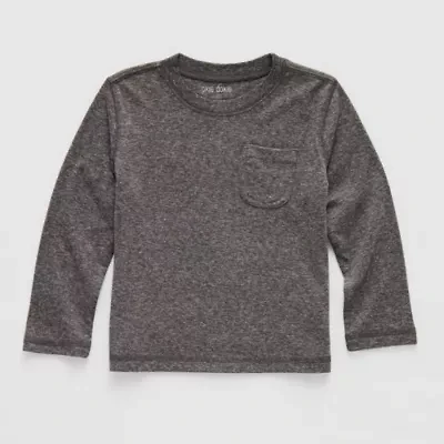 Okie Dokie Toddler Boys Crew Neck Long Sleeve T-Shirt