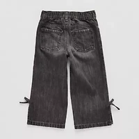 Okie Dokie Toddler Girls Wide Leg Jean