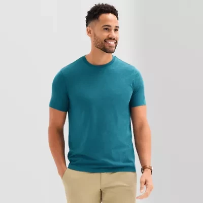 St. John's Bay Super Soft Mens Crew Neck Short Sleeve T-Shirt
