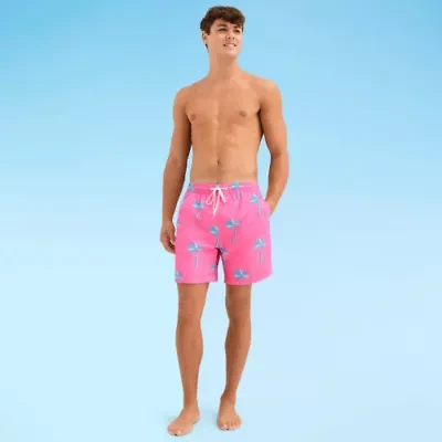 Burnside Mens Drawstring Waist Swim Shorts
