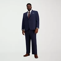 Haggar J.M. Haggar Mens Slim Fit Plaid Big and Tall Suit Jacket