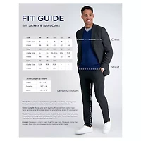 Haggar J.M. Haggar Mens Slim Fit Plaid Big and Tall Suit Jacket