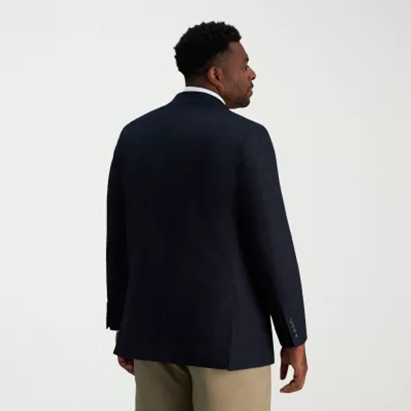 Haggar J.M. Haggar Mens Big and Tall Plaid Sport Coat