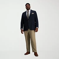 Haggar J.M. Haggar Mens Big and Tall Plaid Sport Coat