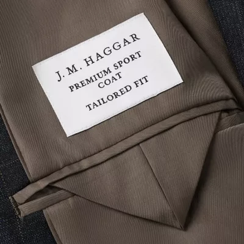 Haggar J.M. Haggar Mens Big and Tall Plaid Sport Coat