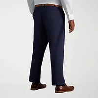 Haggar J.M. Mens Big and Tall Plaid Flat Front Suit Pant