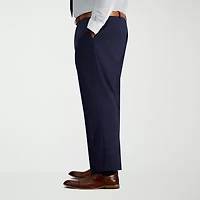 Haggar J.M. Mens Big and Tall Plaid Flat Front Suit Pant