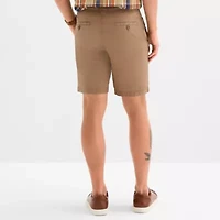 mutual weave Mens 9" Stretch Fabric Drawstring Waist Chino Short