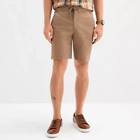 mutual weave Mens 9" Stretch Fabric Drawstring Waist Chino Short