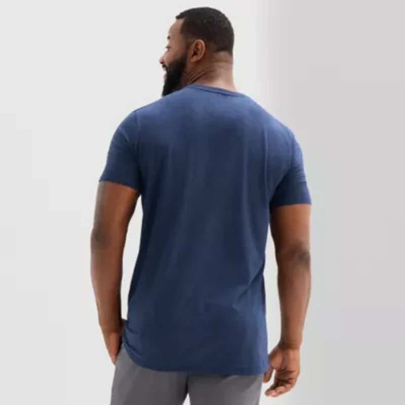 St. John's Bay Super Soft Mens Crew Neck Short Sleeve Big and Tall T-Shirt