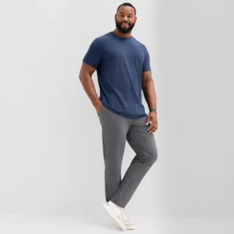 St. John's Bay Super Soft Mens Crew Neck Short Sleeve Big and Tall T-Shirt