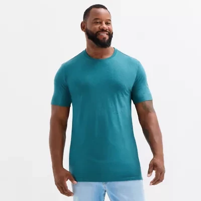 St. John's Bay Super Soft Mens Crew Neck Short Sleeve Big and Tall T-Shirt