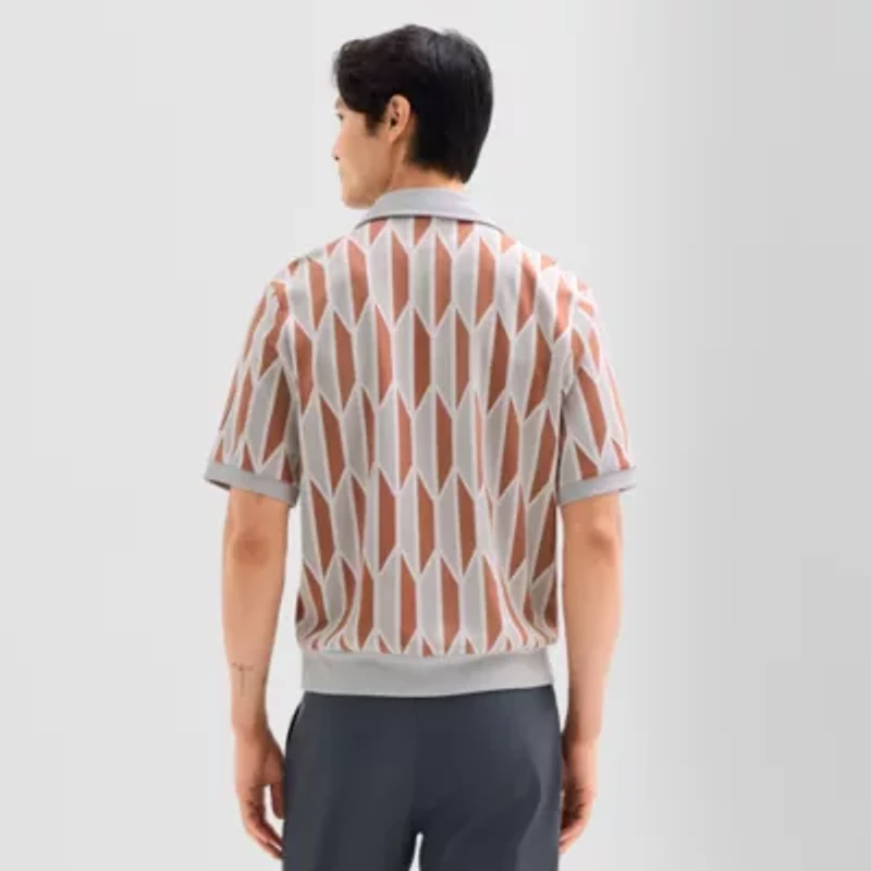 Stylus Mens Short Sleeve Regular Fit Button-Down Shirt