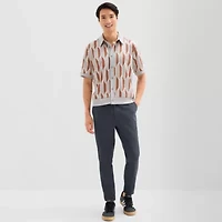 Stylus Mens Short Sleeve Regular Fit Button-Down Shirt