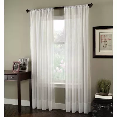 CHF Soho Rod Pocket Back Tab Sheer Single Curtain Panel