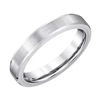 Mens 4MM Tungsten Wedding Band