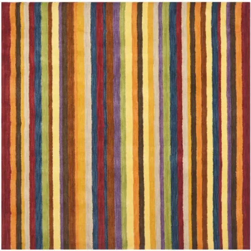 Safavieh Himalaya Collection Adolf Striped Square Area Rug