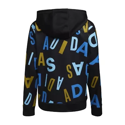 adidas Big Boys Fleece Hoodie
