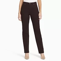Gloria Vanderbilt Amanda Womens Mid Rise Straight Leg Regular Fit Jean