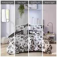 Intelligent Design Renee Floral Comforter Set with decorative pillows