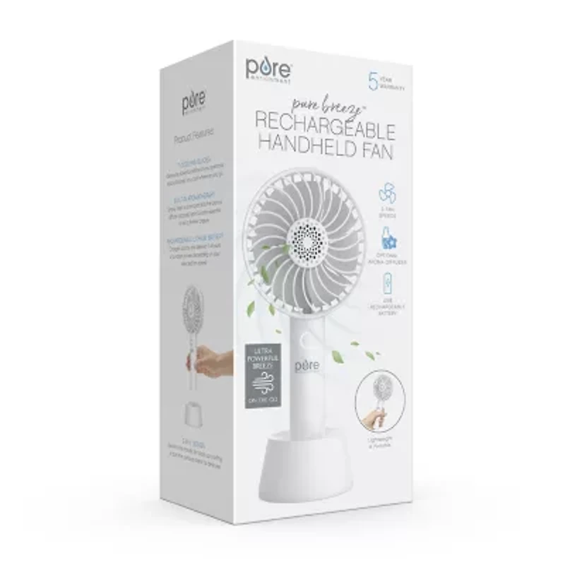 Purebreeze Rechargeable Handheld Fan