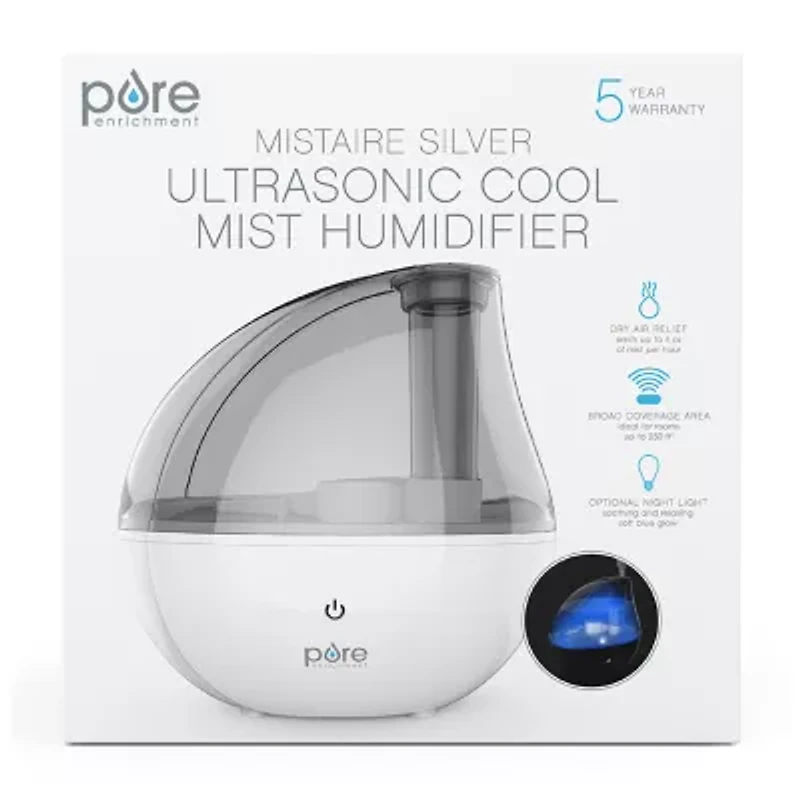 Pure Enrichment Ultrasonic Cool Mist Humidifier