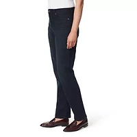 Gloria Vanderbilt Amanda Stretch Fabric Womens High Rise Straight Leg Regular Fit Jean