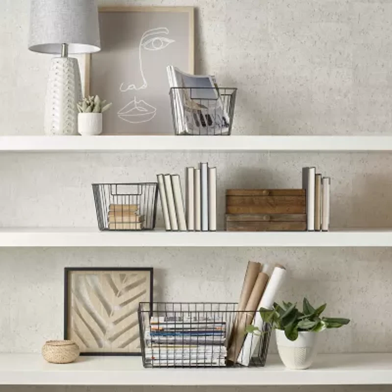 Enchante Metal Decorative Basket
