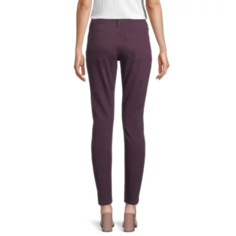 Liz Claiborne Womens Skinny Fit Slim Plus Jean