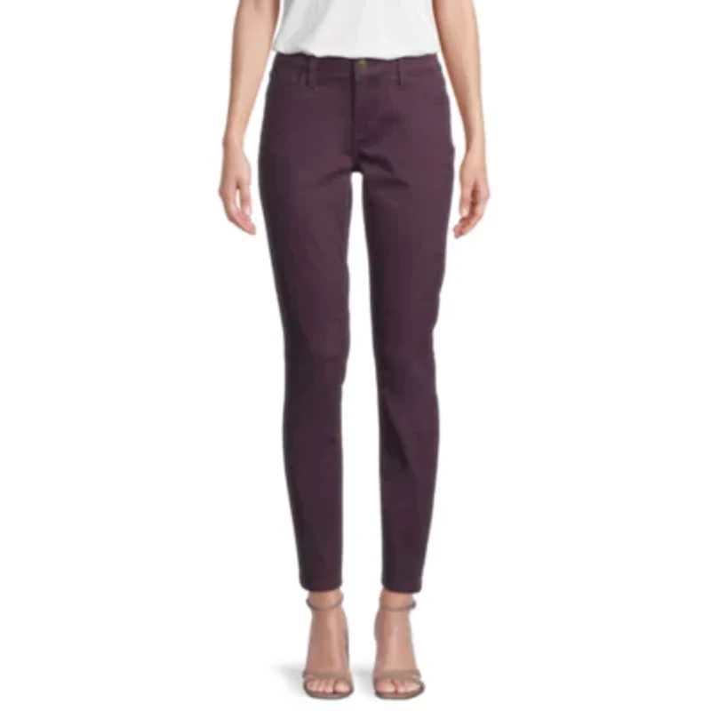 Liz Claiborne Womens Skinny Fit Slim Plus Jean