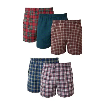 Hanes Fresh Iq Comfortflex\N Bonus Pack Mens 5 Boxers J838t5