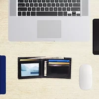 Dockers Rfid Extra Capacity Mens Bifold Wallet