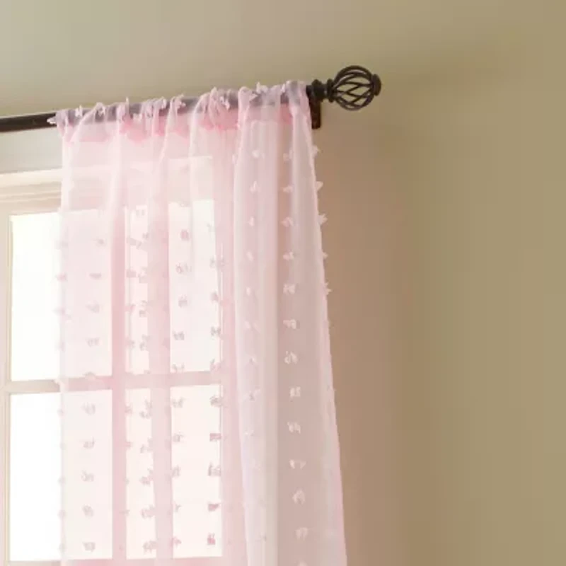 Stratford Park Olimpia Rod Pocket Sheer Set of 2 Curtain Panel
