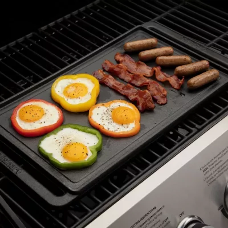 Cuisinart Outdoors Reversible Cast Iron Plate Grill Pans