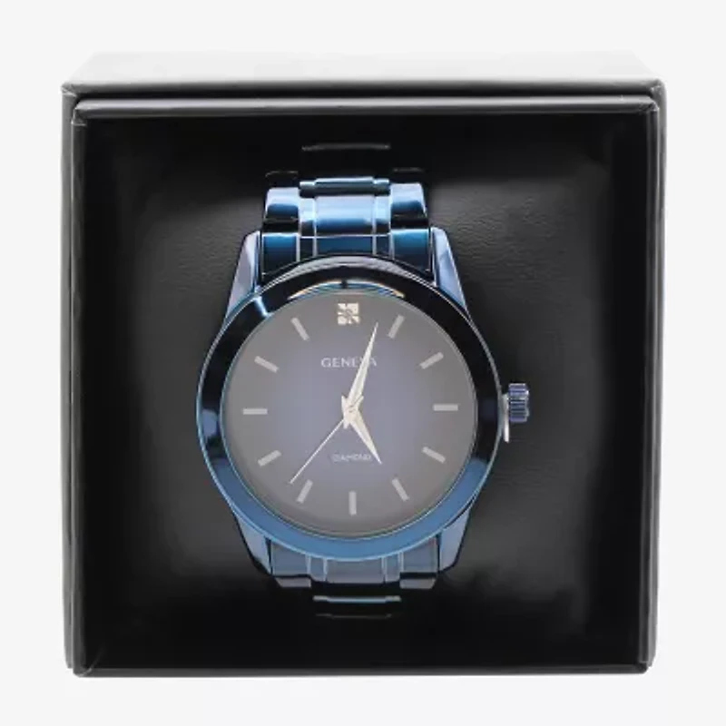 Geneva Mens Blue Strap Watch Mac8166jc