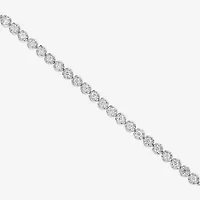 Effy Final Call (G / Si1-Si2) Womens 1 CT. T.W. Lab Grown White Diamond Sterling Silver 7 Inch Tennis Bracelet