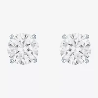 YES PLEASE! 2.5 CT.T.W. Lab-Created White Sapphire Stud Earrings in Sterling Silver