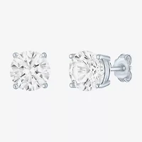 YES PLEASE! 2.5 CT.T.W. Lab-Created White Sapphire Stud Earrings in Sterling Silver