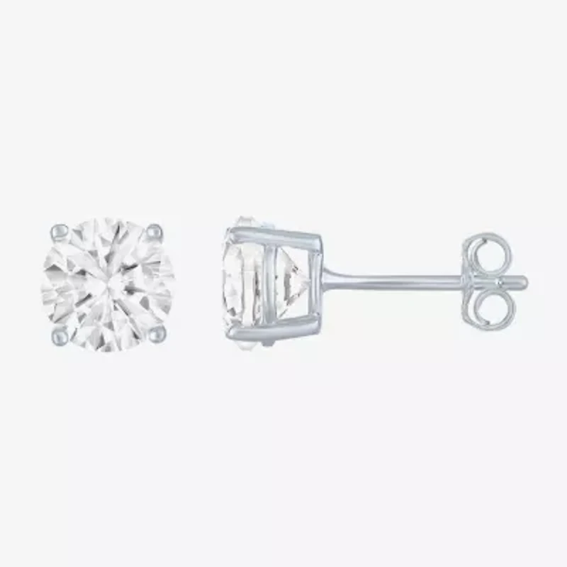 YES PLEASE! 2.5 CT.T.W. Lab-Created White Sapphire Stud Earrings in Sterling Silver