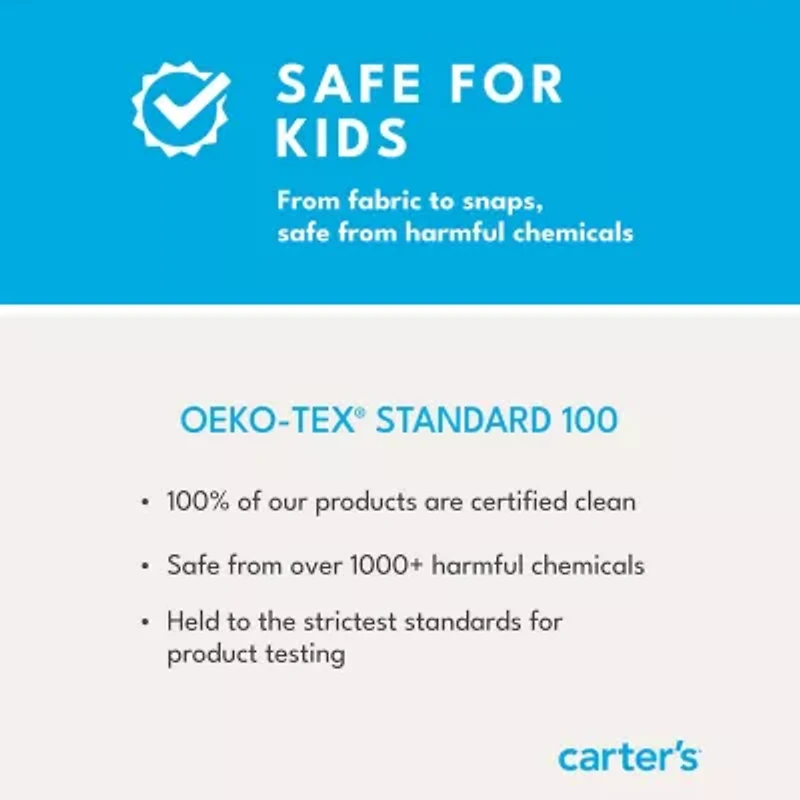 Carter's Toddler Unisex Rib Round Neck Long Sleeve 2-pc. Pajama Sets