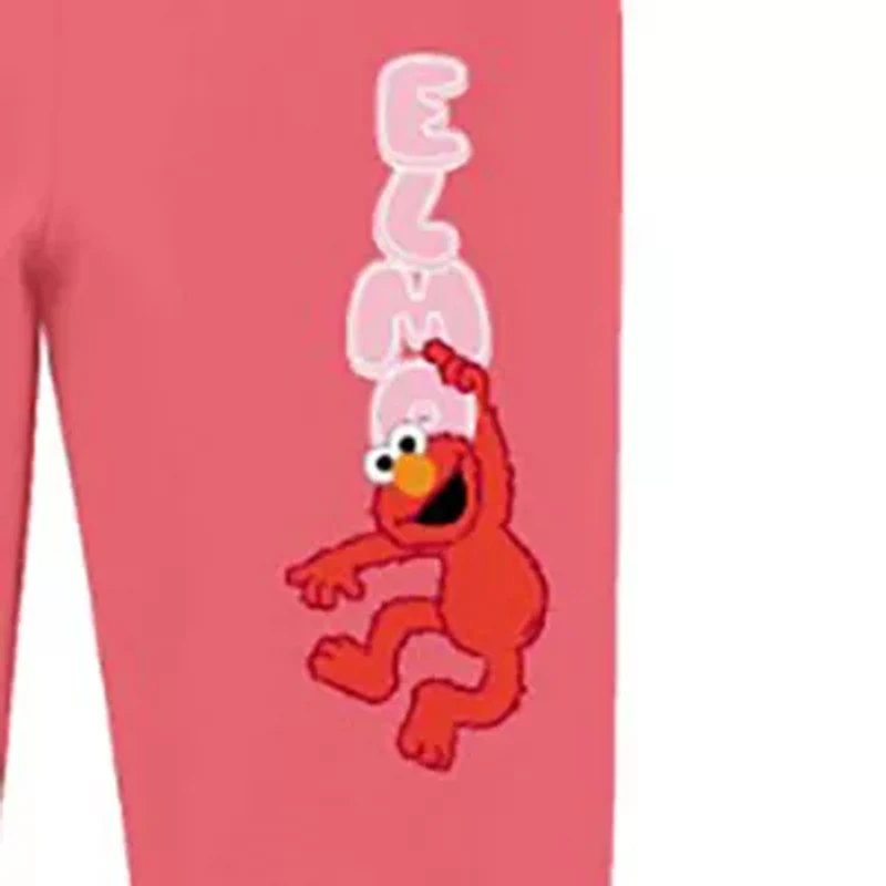 Elmo Little Girls 21" Skinny Full Length Leggings