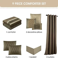 Stratford Park Sallie 9-pc. Lightweight Comforter Set