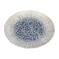 Porland Blue Iris Collection 12-pc. Porcelain Dinnerware Set