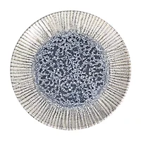 Porland Blue Iris Collection 12-pc. Porcelain Dinnerware Set