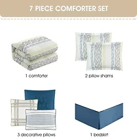 Stratford Park Hamish 7pc 7-pc. Lightweight Comforter Set
