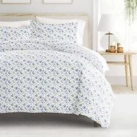 Casual Comfort Patterned Down Alternative Complete Bedding Set with Sheets