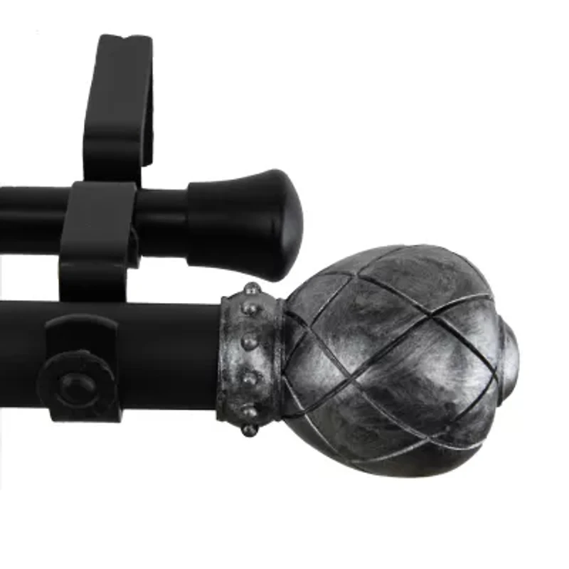 Rod Desyne Supreme 1" Adjustable Double Curtain