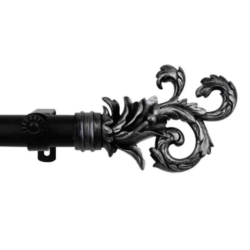 Rod Desyne Plume 1" Adjustable Curtain