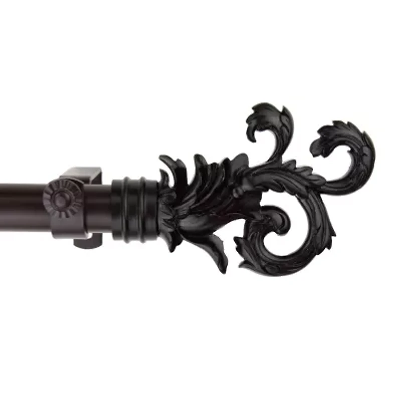 Rod Desyne Plume 1" Adjustable Curtain