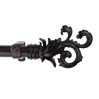 Rod Desyne Plume 1" Adjustable Curtain